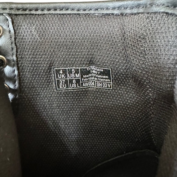 Dr. Martens Black 1460 Y Patent Leather Lace Up Boots Size US 6/UK 4/EU 37 - Picture 11 of 11